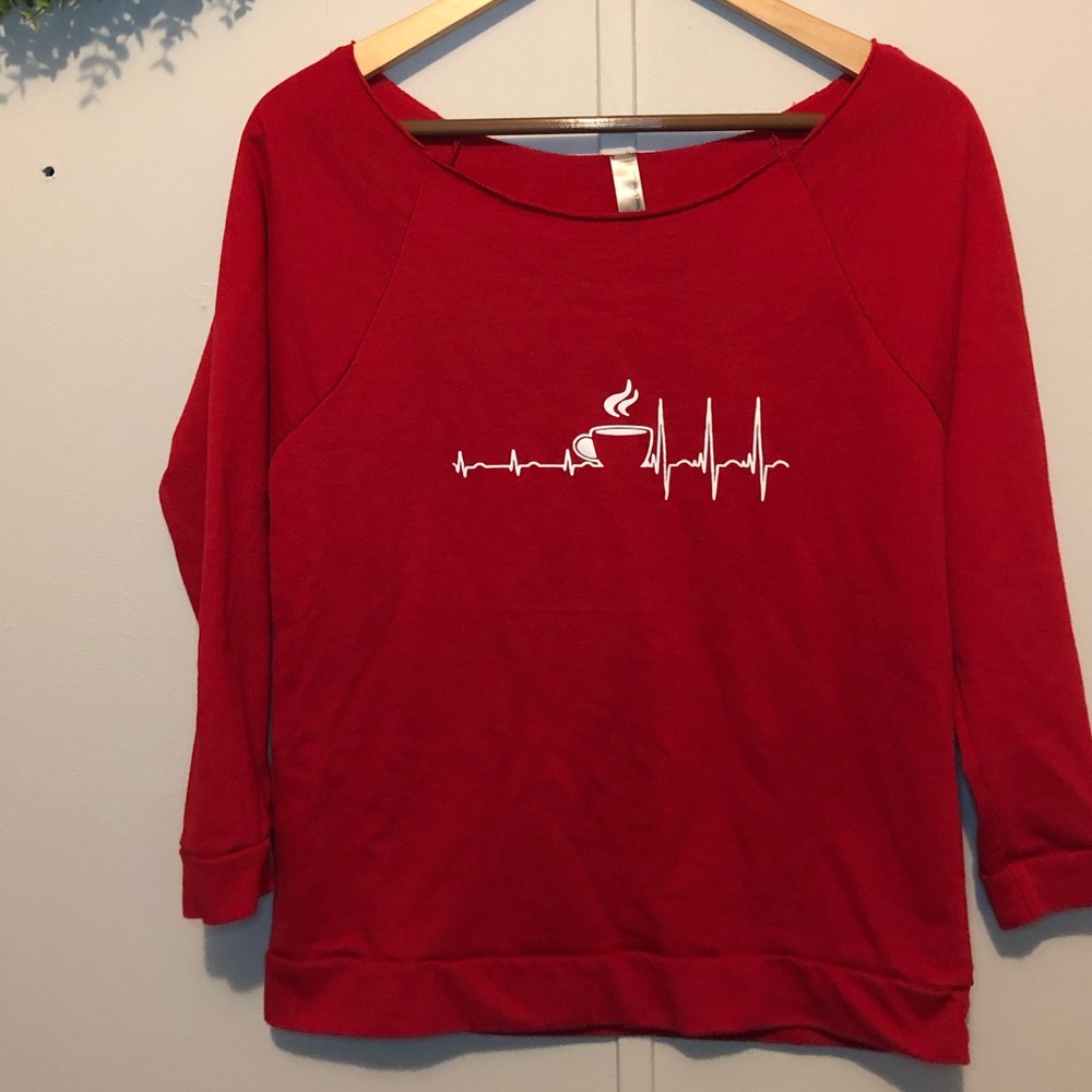 🌻 Next Level Apparel Scoop Neck Off Shldr Sweater